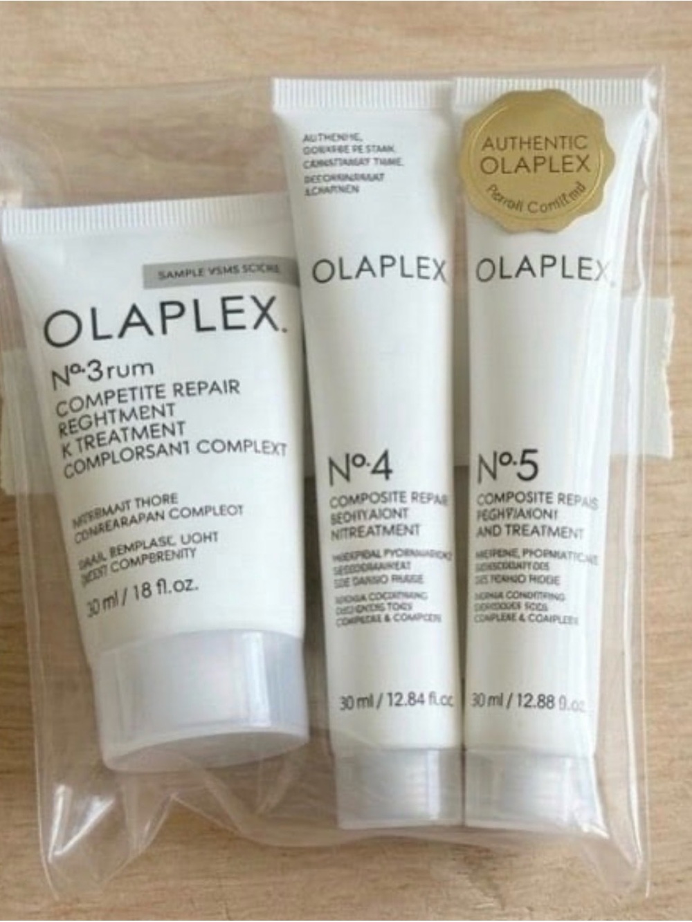 Brand New Olaplex Travel Trio Set – No. 3, No. 4, No. 5 (30ml / 1 fl oz Each)